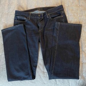 Joe’s jeans dark wash curvy bootcut jeans